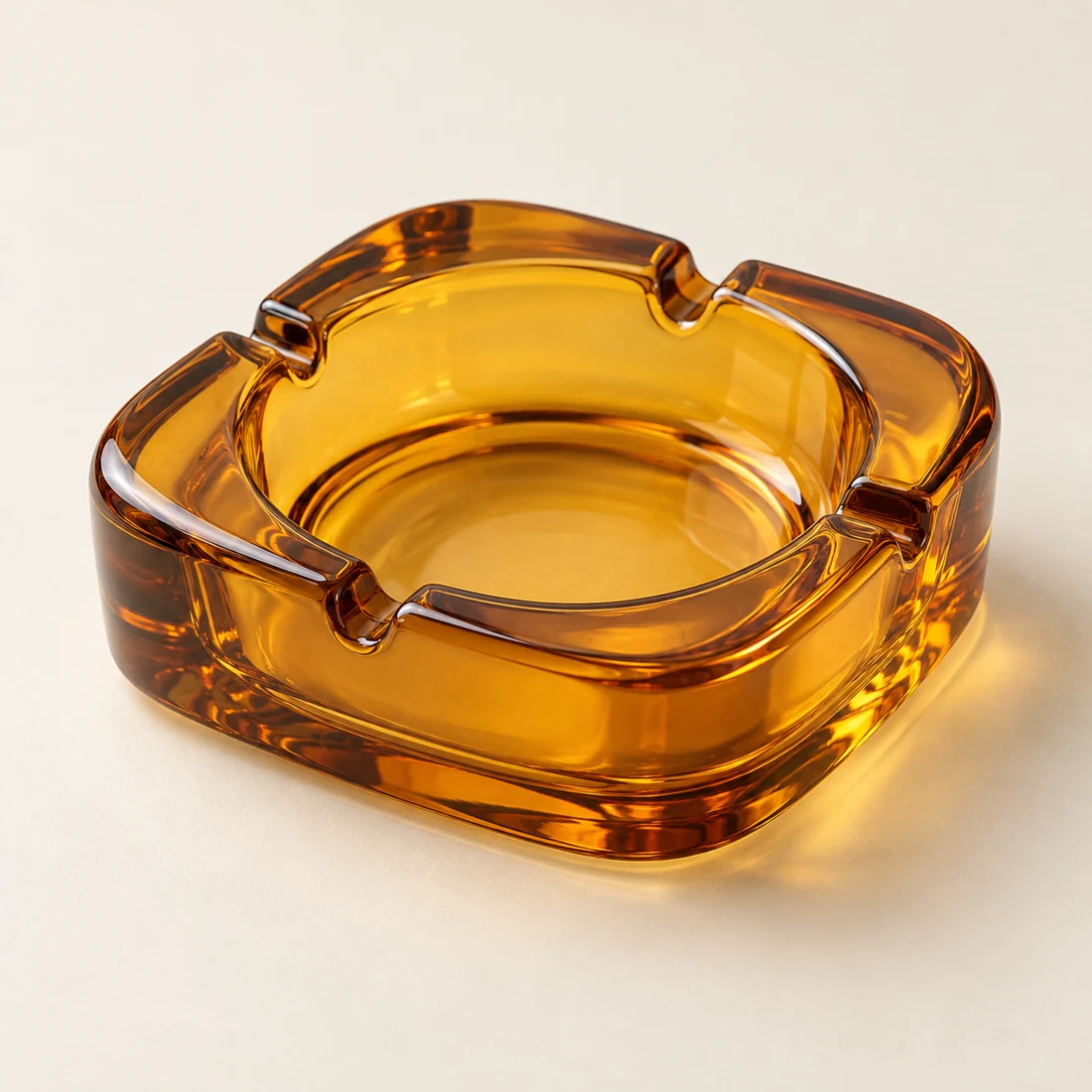 Amber Hour ashtray in Amber